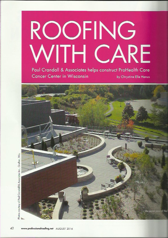 Professional Roofing Magazine Title Page